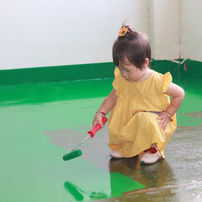 速发外氧树脂地坪漆水泥地面漆地板漆防室耐磨水内室环家用自流平
