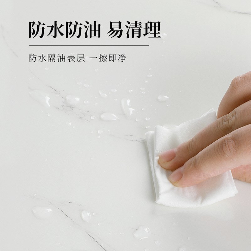 速发40x8理水砖贴纸遮丑墙面翻新装饰防瓷立体大0石铝塑板墙贴自