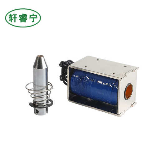 轩睿宁电磁铁XRN-1578 直流12V 24V框架电磁铁长行程大吸力电磁铁