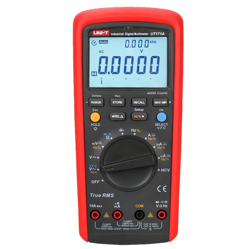 工业品优利德UT171A/UT171B/UT171C数字万用表真有效值防烧万能表