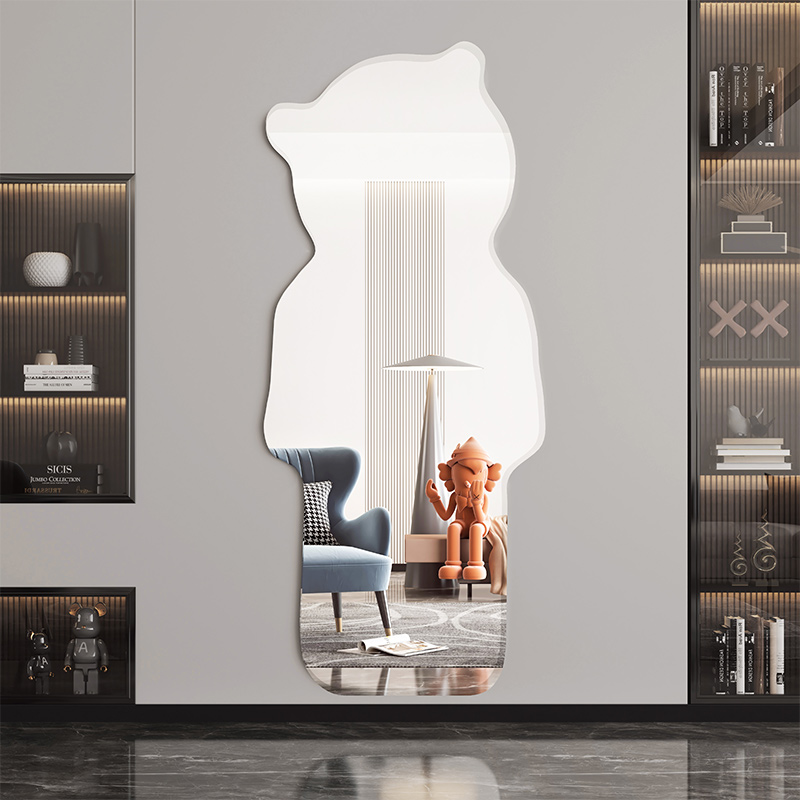 亚克力小熊亚克力克力全身镜家用