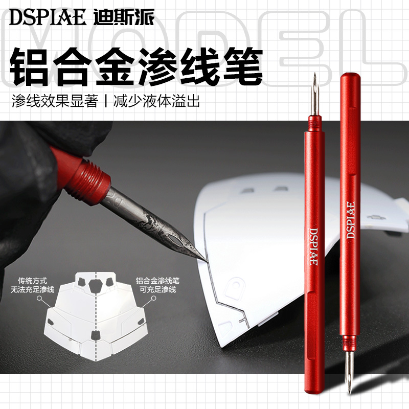 迪斯派铝合金渗线笔流入式上色