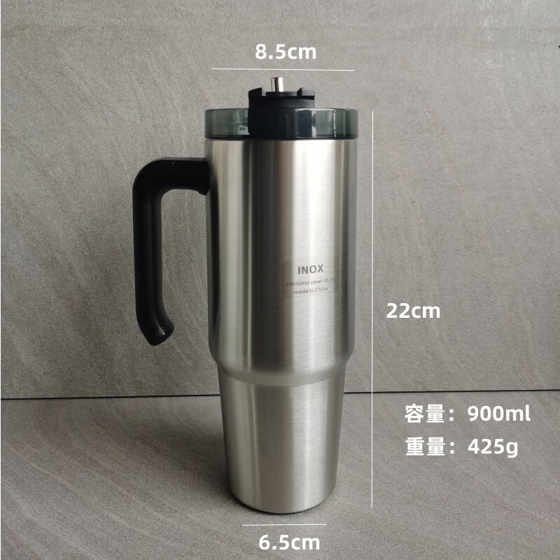 冰霸杯316不锈钢出口大容量车载杯保温杯随手杯啤酒杯600l