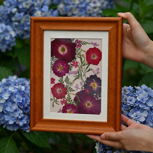 永生花押花装饰画高级感送女友