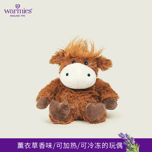 官方正品warmies小小高地牛玩偶