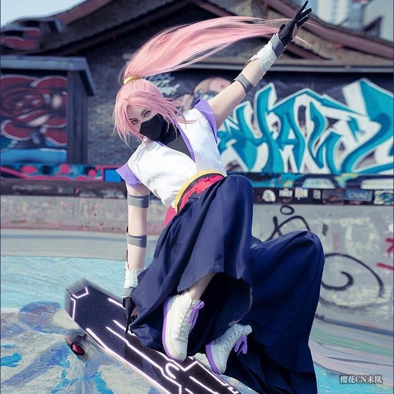 漫家无限滑板cos服SK8樱屋敷薰表演服装乔樱cosplay动漫无限滑板