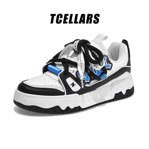 TCELLARS鞋子男春秋款潮牌面包鞋