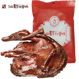 湖南特产送礼佳品 休闲旅游零食小吃 精品老卤鸭408g 仙都辣酱鸭