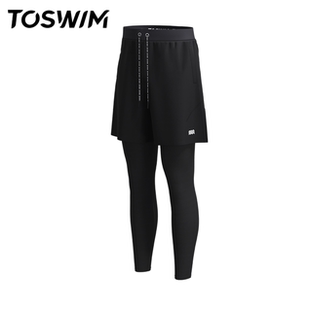 【样衣清仓-极速黑鲸】TOSWIM拓胜正品泳裤男双层长裤沙滩裤冲浪