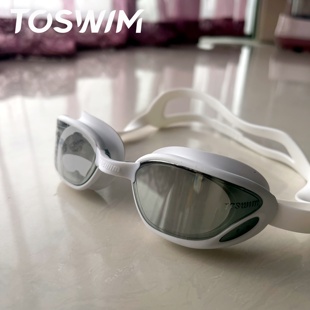 TOSWIM防水防雾高清泳镜专业舒适大框游泳镜 微瑕 样品清仓