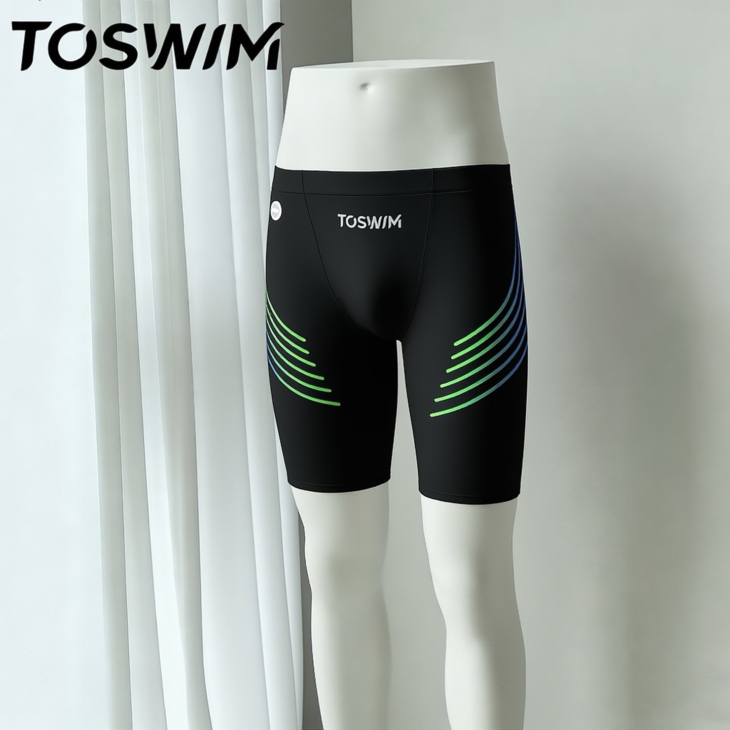 【样衣清仓-流光溢彩】TOSWIM泳裤男专业竞速游泳裤男士泳衣