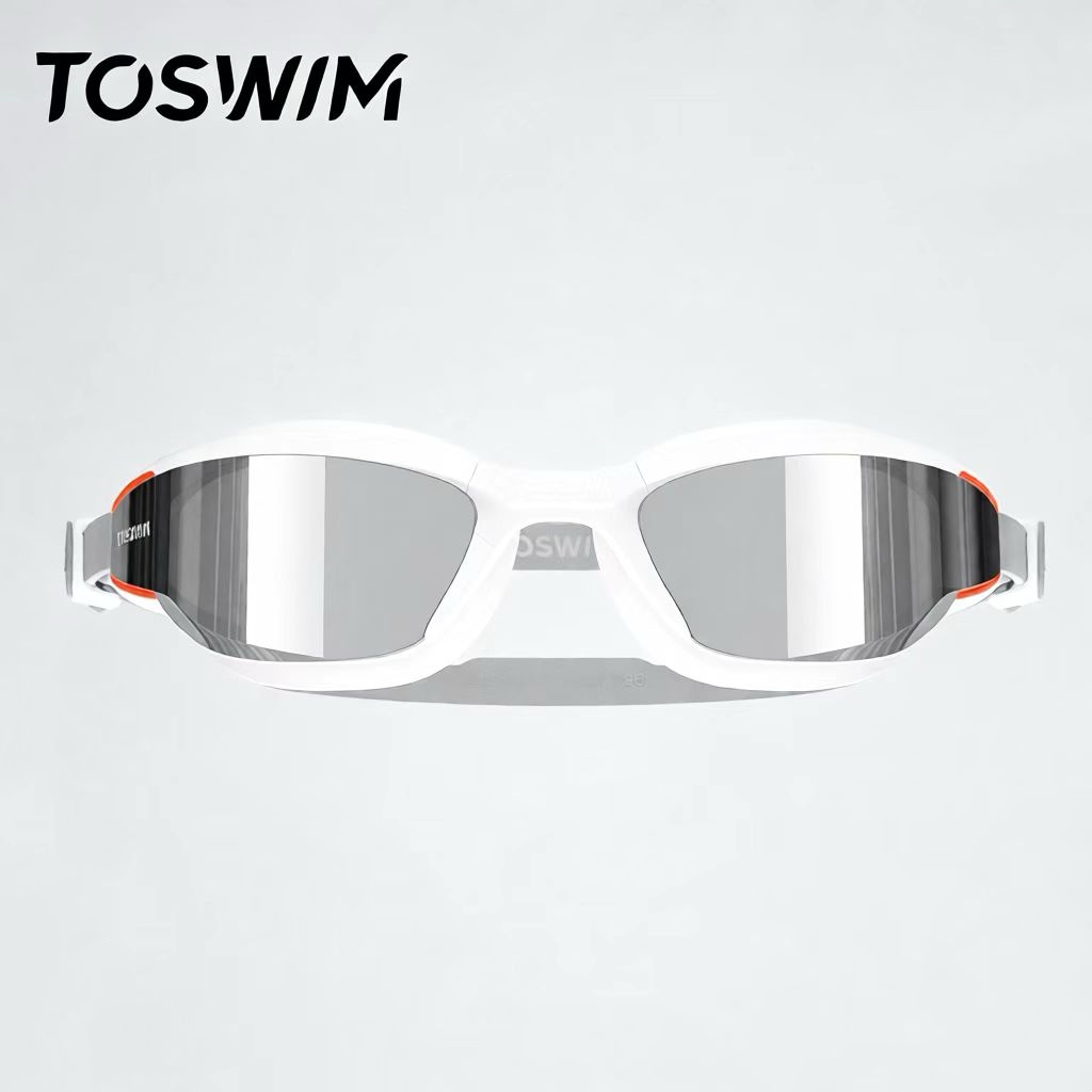 【样品清仓-微瑕】TOSWIM防水防雾高清泳镜专业舒适男女大框泳镜