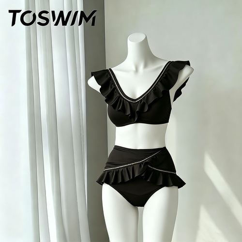 【瑕疵清仓-比基尼/罩衫】TOSWIM泳衣女泳衣罩衫温泉披肩海边度假