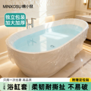 一次性泡澡袋酒店浴桶浴缸套加厚旅行洗澡塑料膜浴盆浴池超大浴袋