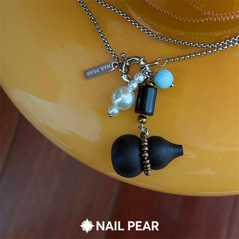 钉梨原创小众复古浪漫葫芦项链