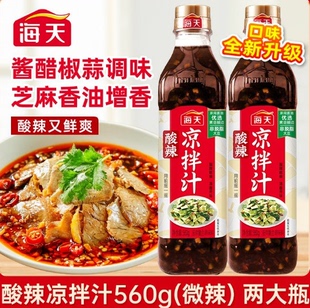 海天酸辣凉拌汁 酸辣鲜爽一汁成菜 凉拌菜专用调味汁
