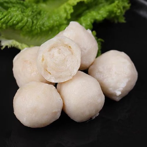 新鲜墨鱼丸手工丸子海鲜丸子配料干净无添加200g/包
