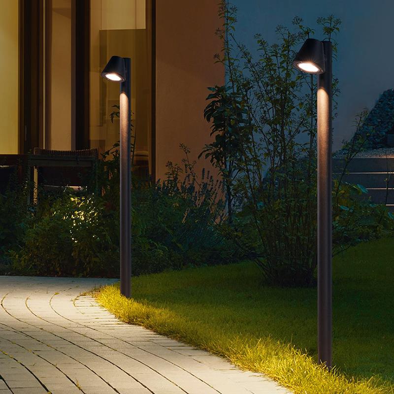 太阳能户外庭院灯接电可旋转草坪灯室外落地露台灯院子花园景观灯