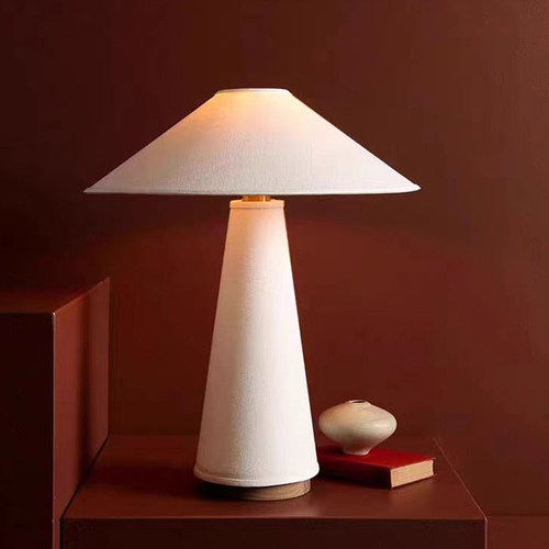 北欧床头台灯民宿ins布艺客厅现代简约设计师样板房装饰卧室台灯