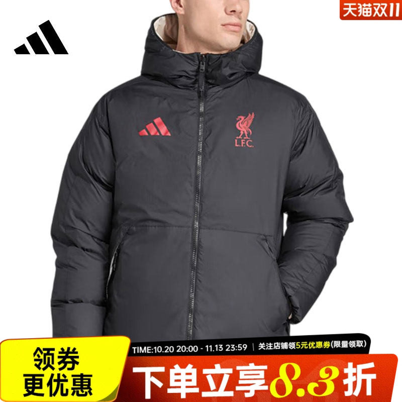 阿迪达斯运动休闲羽绒服