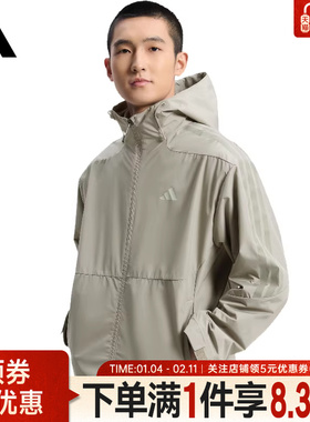 adidas阿迪达斯JACKET ATTACK男子运动休闲连帽夹克外套KW4766