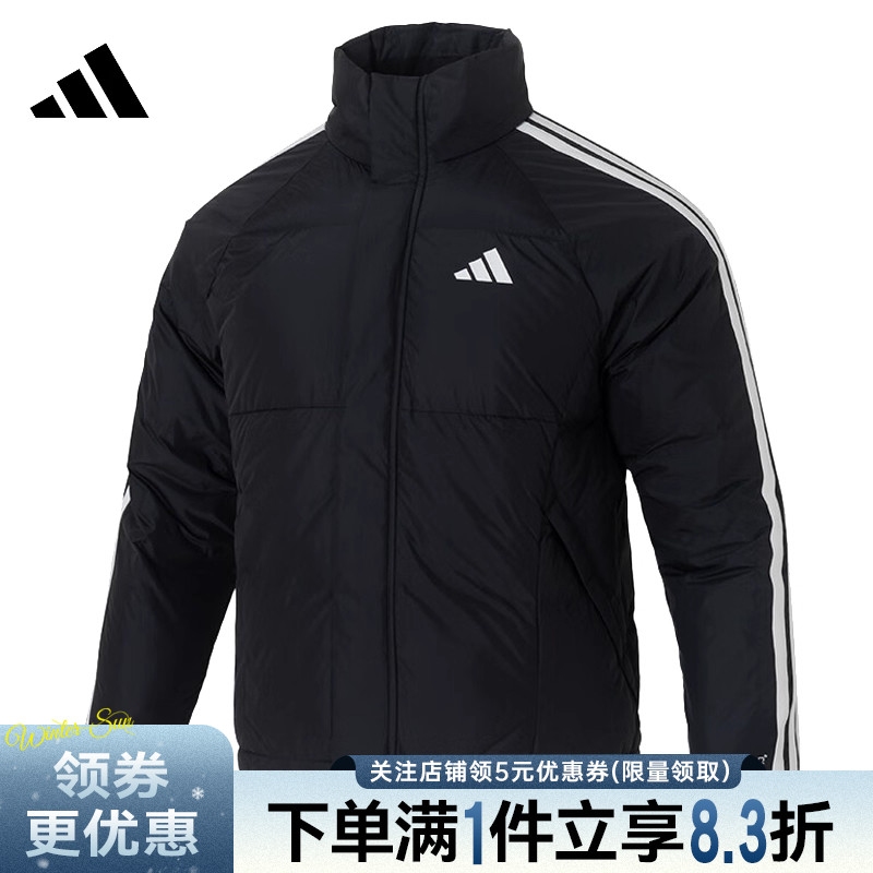 阿迪达斯运动休闲羽绒服