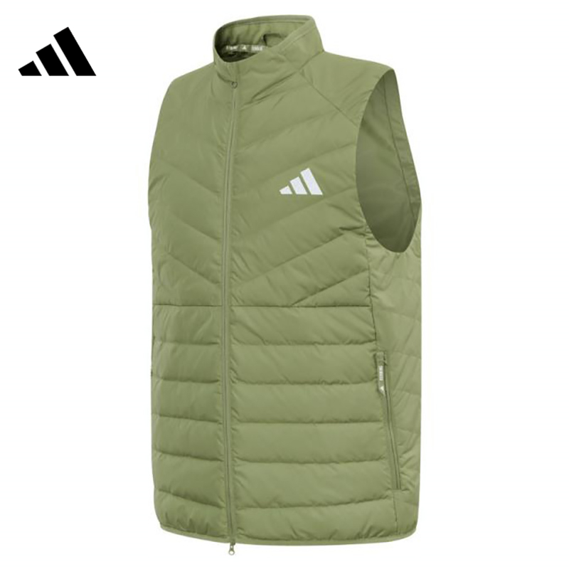 adidas阿迪达斯冬季男子跑步运动训练休闲羽绒服马甲JW167