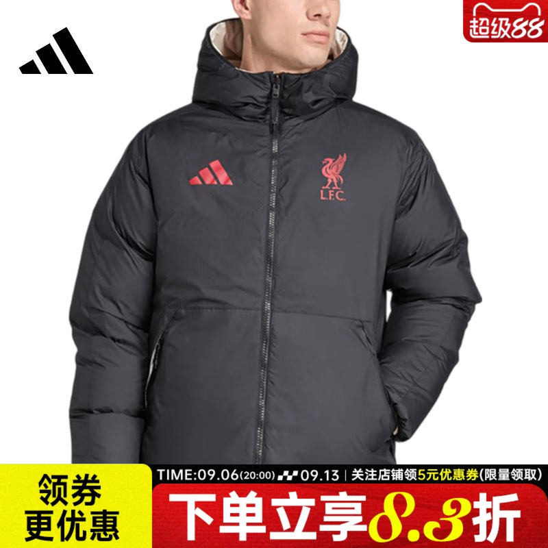 阿迪达斯运动休闲羽绒服