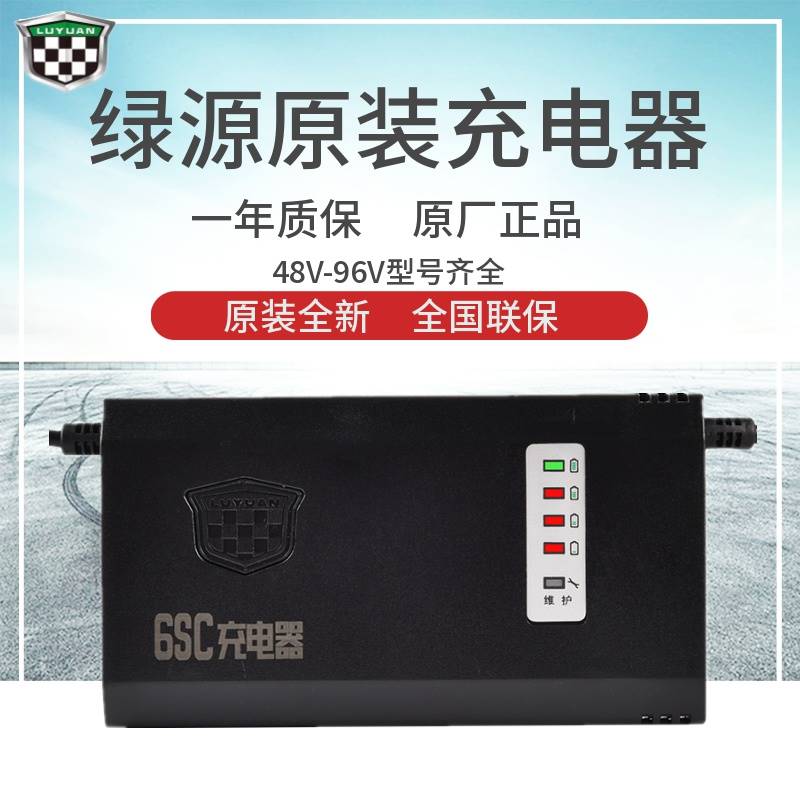 绿源原装电动车电瓶车智能充电器48V60V72V12/20AH-20E30E40E-T2T 电动车/配件/交通工具 电动车充电器 原图主图