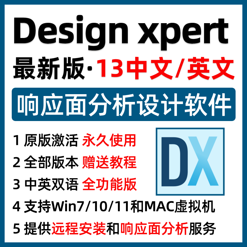 DesignExpert响应面分析软件包