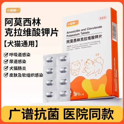 阿莫西林克拉维酸钾片猫狗