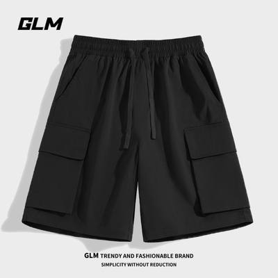 纯色五分裤工装裤GLM宽松