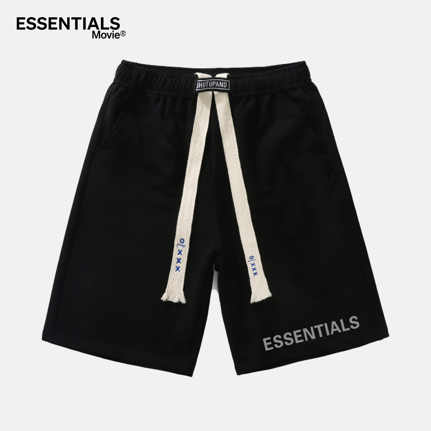 ESSENTIALS MOVIE官方短裤男夏季男女情侣休闲时尚潮牌百搭五分裤,男装,短裤,淘宝优惠券,粉丝福利购,淘宝优惠卷
