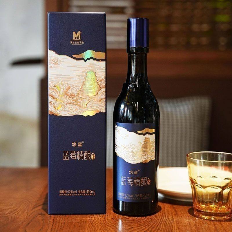 【整箱6瓶】悠蜜UMEET蓝莓精酿U享450ml*6瓶12度半干型发酵酒送礼,酒类,果酒,淘宝优惠券,粉丝福利购,淘宝优惠卷