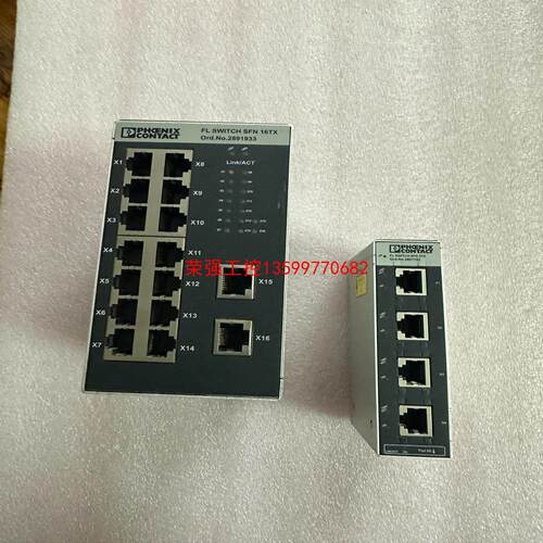 【荣强工控】菲尼克斯交换机FL SWITCH SFN 16TX，订货号2
