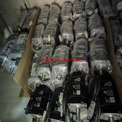 【荣强工控】SGM7J-04AFC6S安川7系400W伺服电机，设备拆机