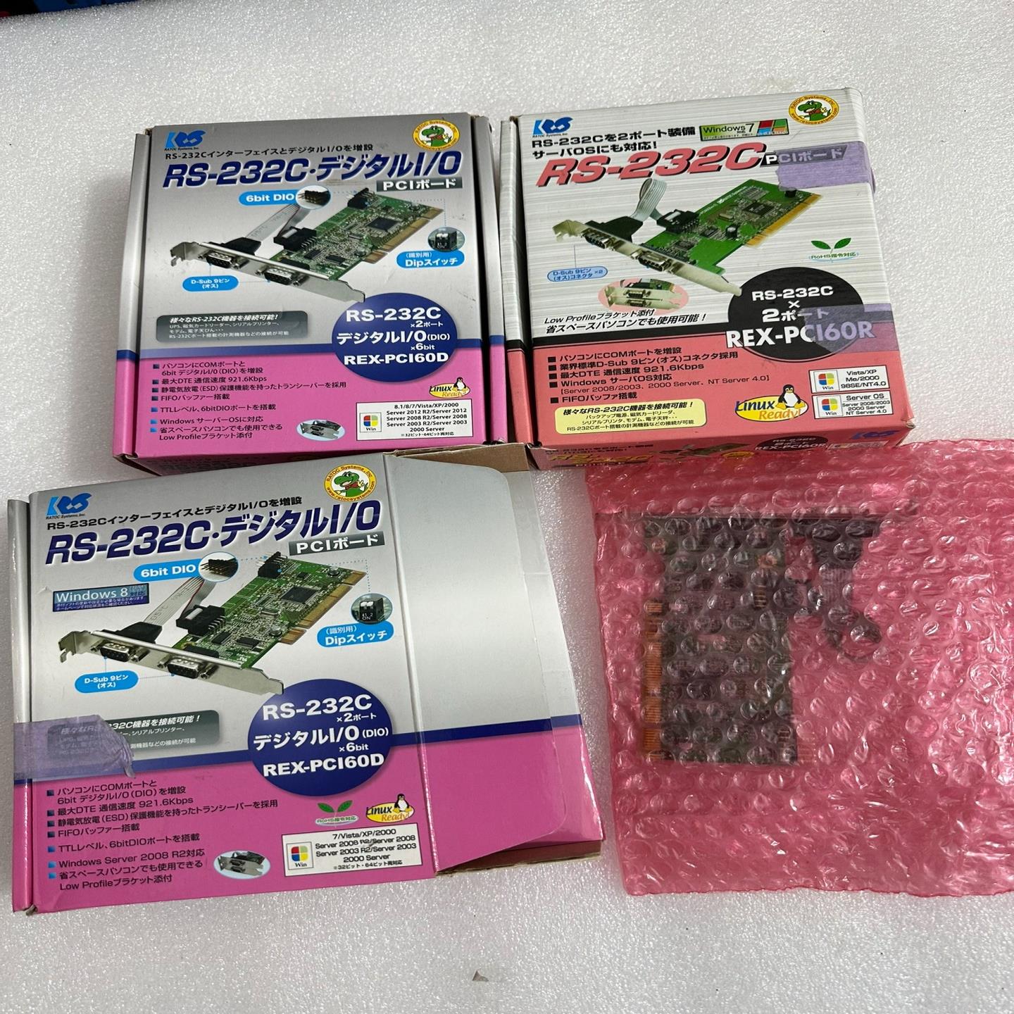 全新 日本RATOC  PCI串口卡 RS-232C 实图