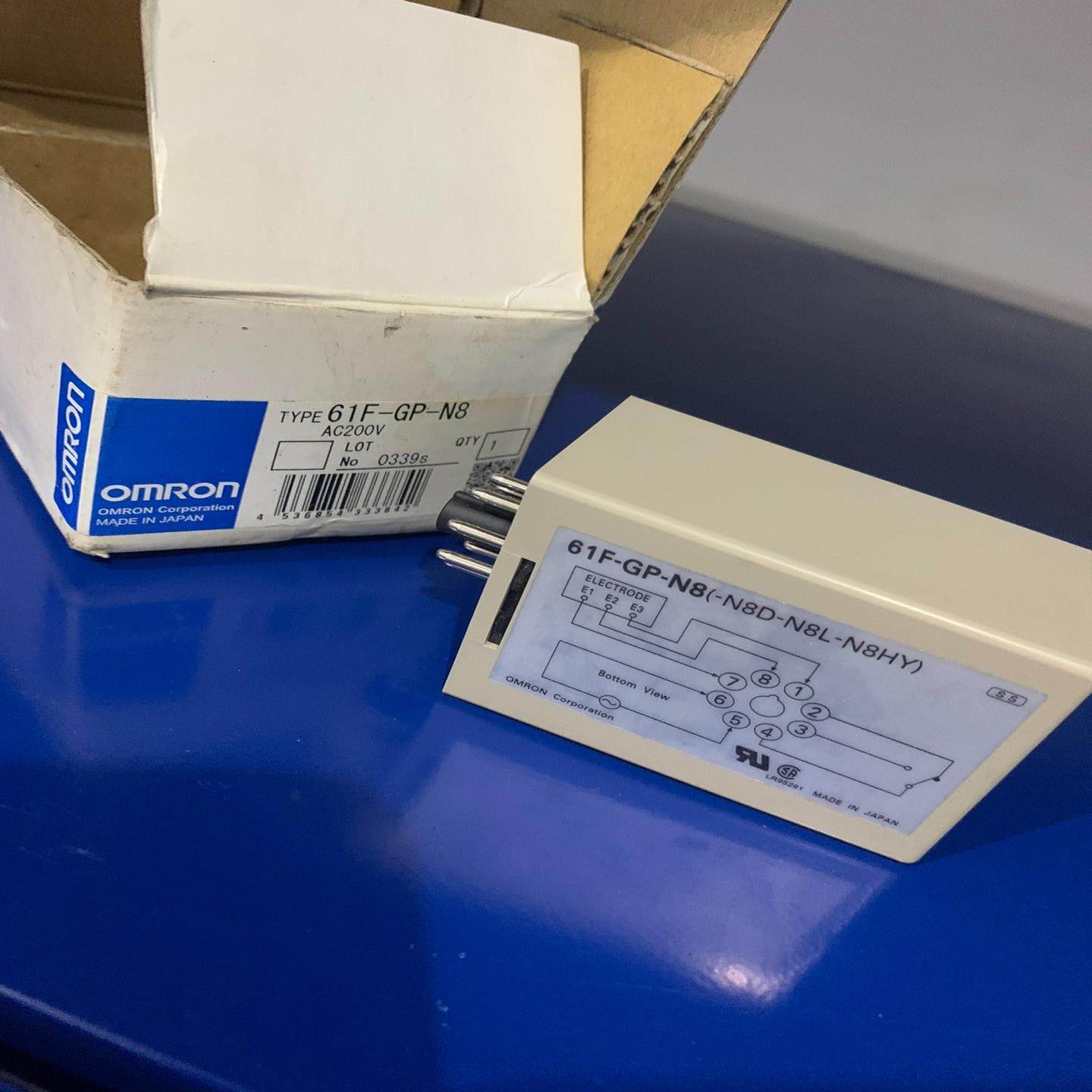 欧姆龙液位继电器61F-GP-N8(8孔) AC200V，正