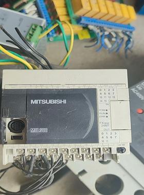 三菱 FX3GA-24MR-CM，拆机下来的，功能正常，实物