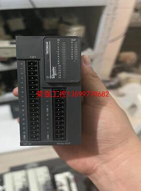 【荣强工控】TM3DM24R二手拆机施耐德扩展模块实物图拍
