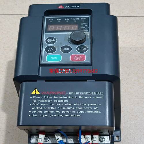 【荣强工控】ALPHA6000M-S21R5GB 阿尔法变频器二手拆机实