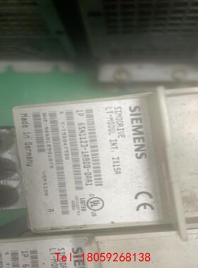 【非标价】西门子驱动器 双轴 6SN1123-1AB00-0AA1拆机