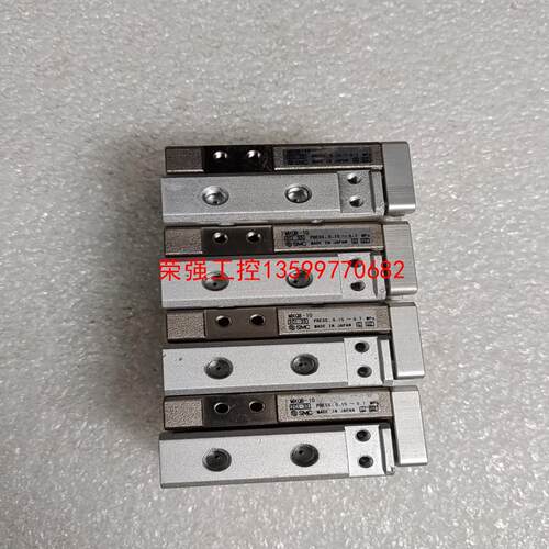 【荣强工控】日本SMC滑台气缸MXQ8-10实物图，功能完好。