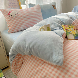 2025款款冬季牛奶绒珊瑚绒毛巾绣单个枕头枕套装一对装48cmx74cm