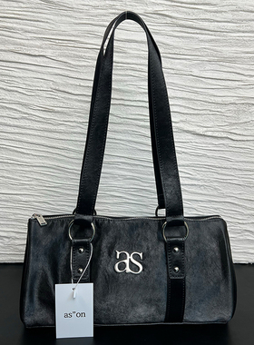 韩国轻奢品牌ason包包女式单肩腋下包时尚百搭通勤波士顿枕头包