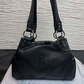 韩国小众品牌ason流浪包包女款 通勤复古皮面机车包单肩腋下手提包