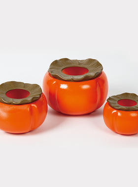 喜庆婚庆装饰花瓶福袋发财果柿柿如意塑料花盆