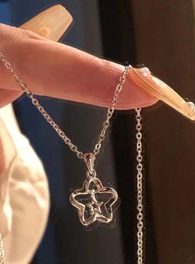 灵动幸运星项链女ins小众气质星女生礼物D3