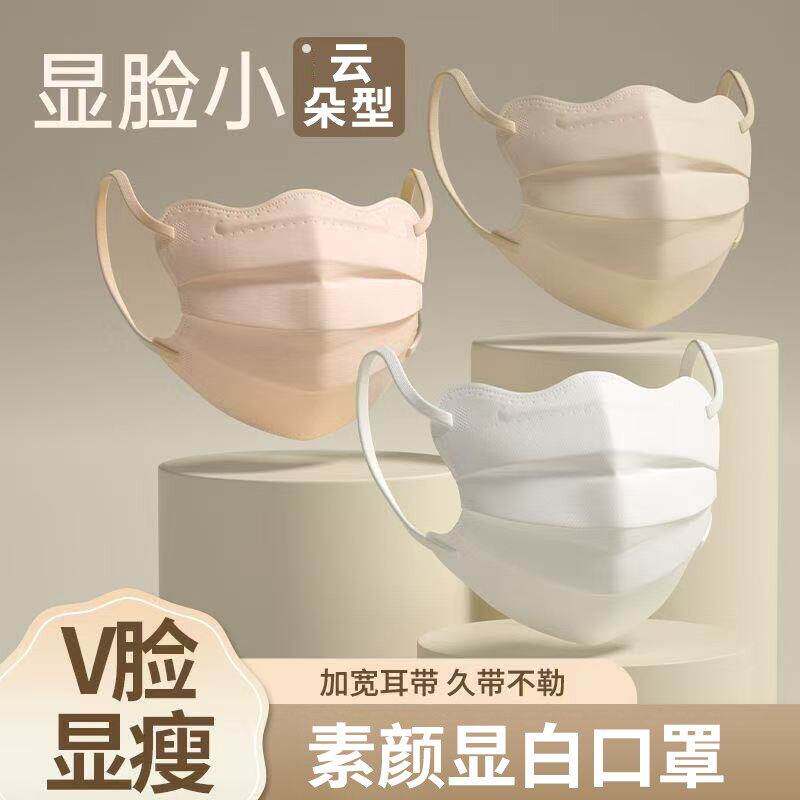 口罩女士高颜值2026新款春3d立体成人一次性防尘蹭妆透气独立包装