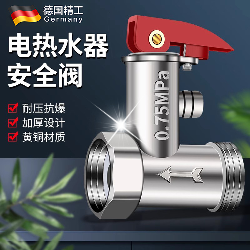 德国全铜加厚电热水器通用阀泄压阀减压阀止回阀排气压阀配件
